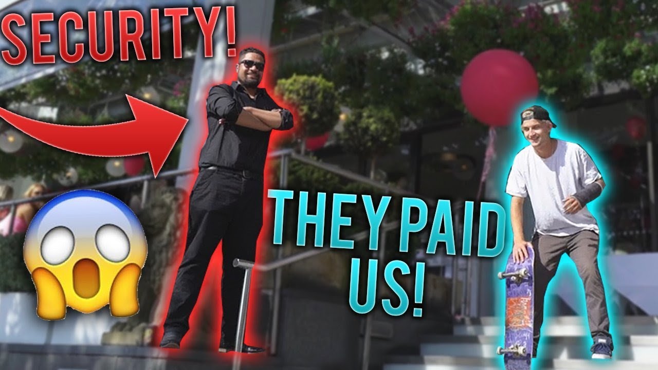 SECURITY PAID US TO SKATE THIS (nicest security guard ever) | Garrett Ginner