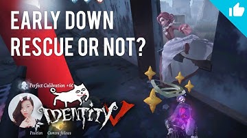Early Down, rescue or not? with commentary Identity V + Tips 第五人格 English & Bahasa Indonesia