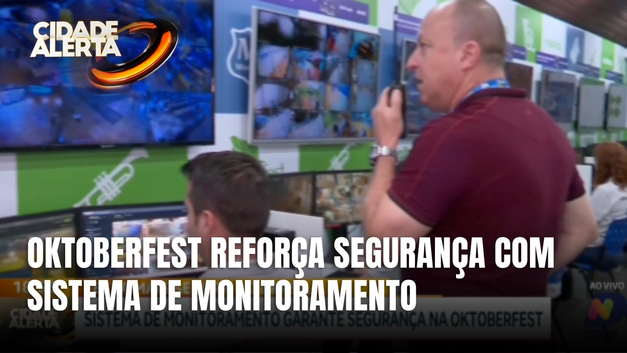 Oktoberfest de Blumenau reforça segurança com sistema de monitoramento