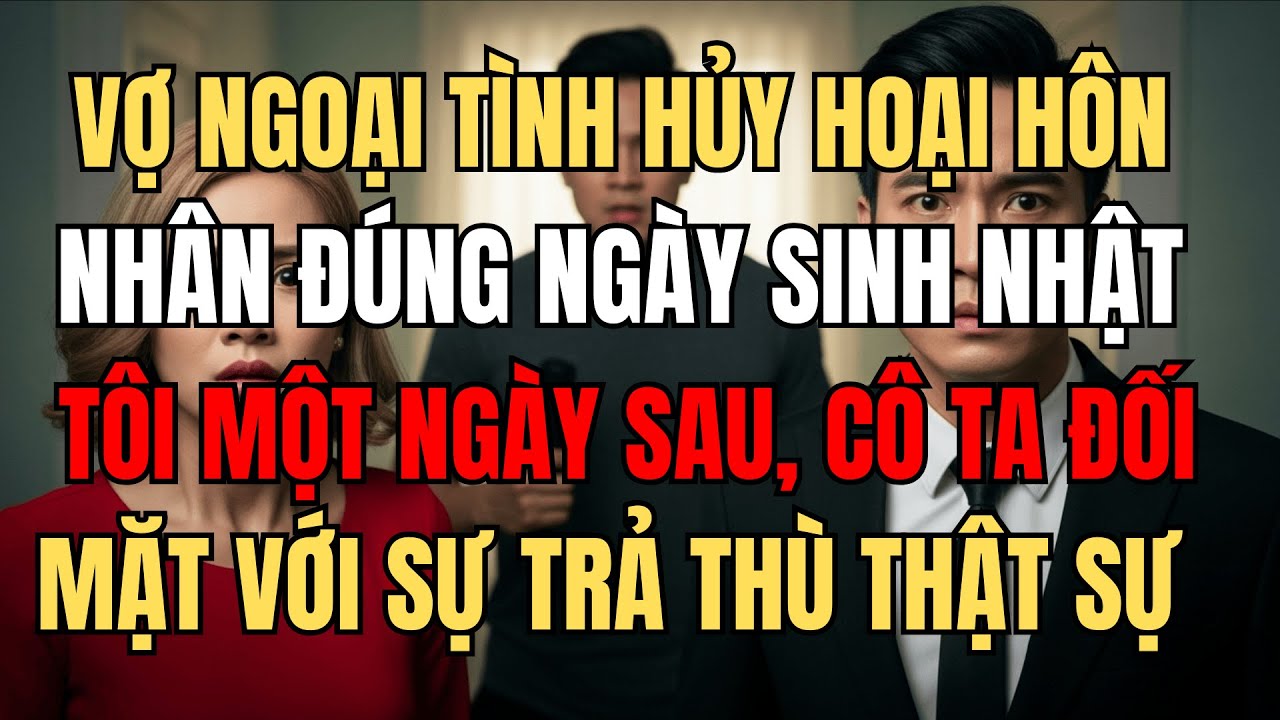 Vợ ngoại tình hủy hoại hôn nhân đúng ngày sinh nhật Tôi — Một ngày sau, cô ta đối mặt với sự trả thù