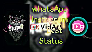 How to make status for whatsaap and instagram in vidart | prashant photography #1 screenshot 3