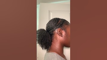 Flat twists with a low puff 😍 #naturalhair