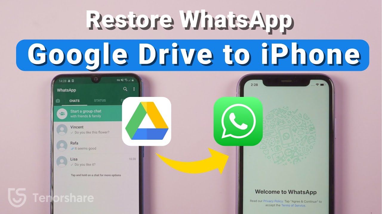 How Do I Transfer Whatsapp Chats from Android to Iphone Using Google Drive  