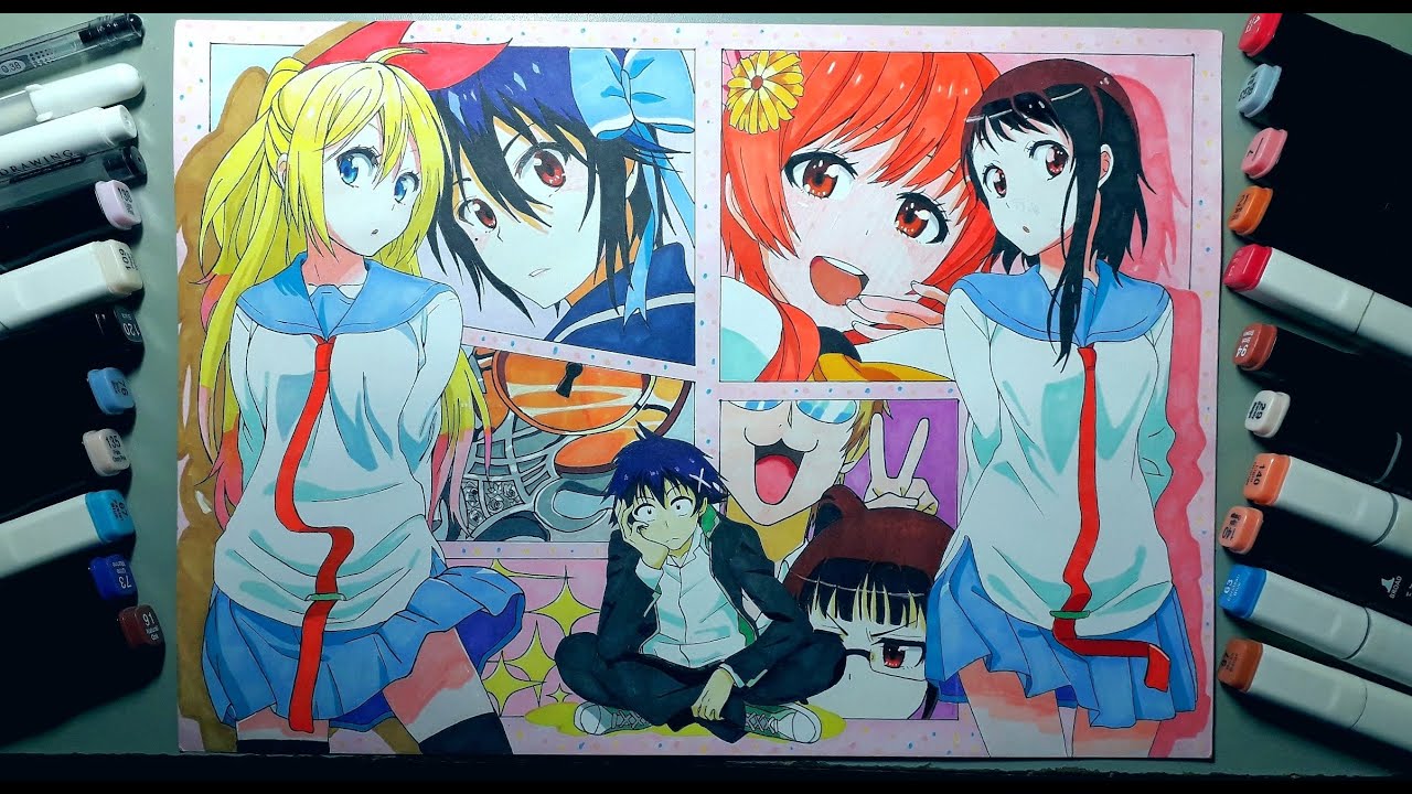 Nisekoi: false love poster minimalistic