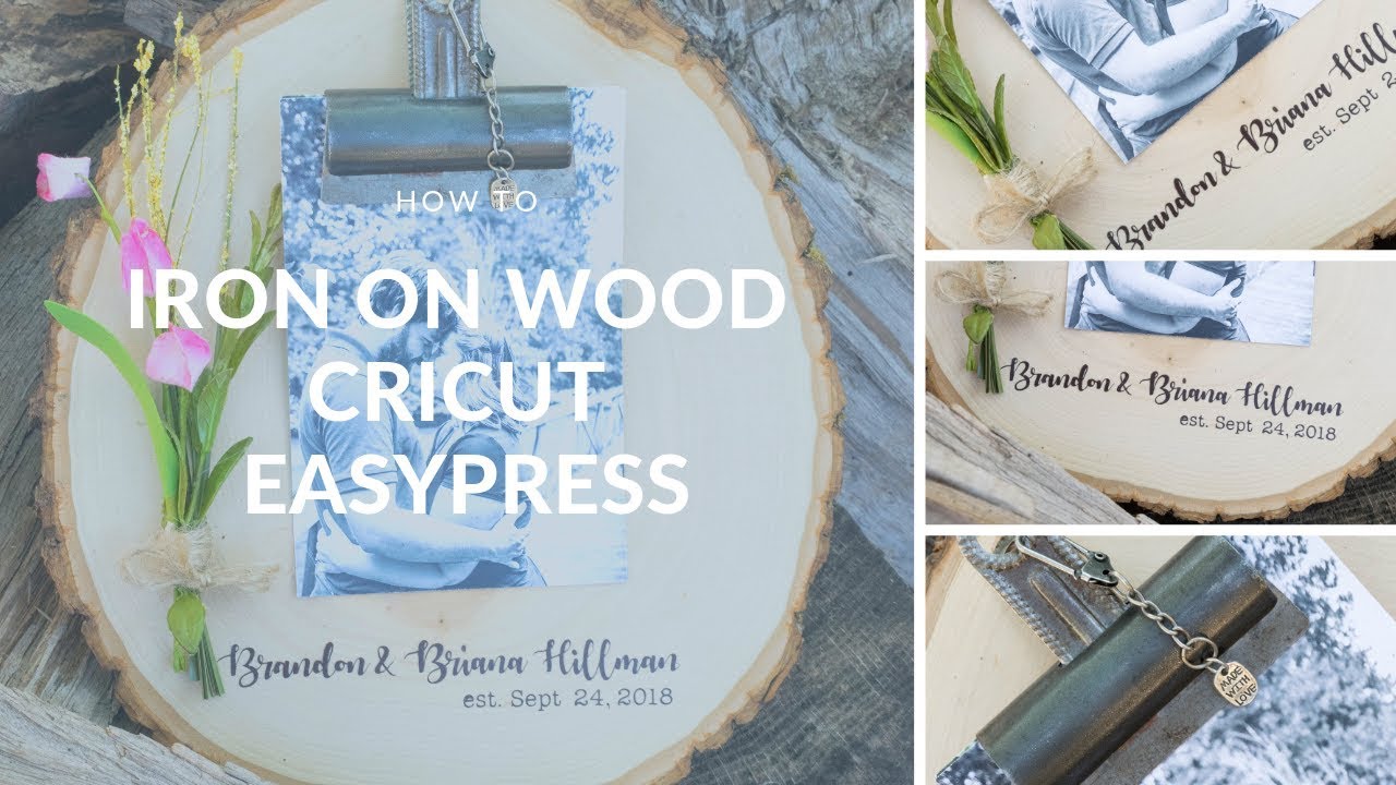 Iron On Or HTV On Wood With Cricut EasyPress 2 YouTube Iron on or htv on wood with cricut easypress 2 youtube