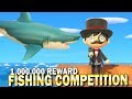 1,000,000 Bell Shark Fishing Competition! Animal Crossing New Horizons Southern Hemisphere  Fishing