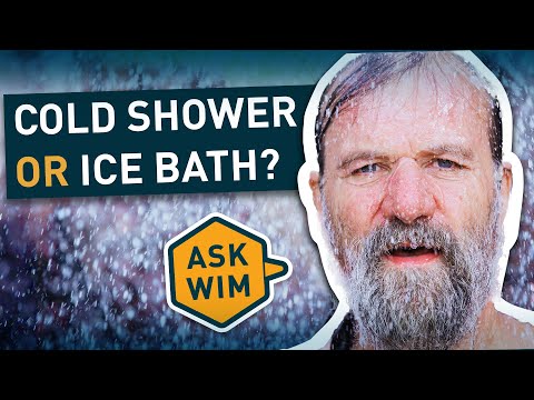 Cold Shower VS Ice Bath: Which one is better? #AskWim