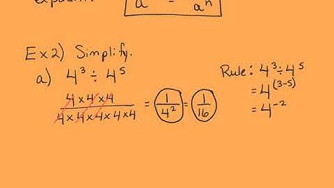 1-7 More Properties of Integer Exponents