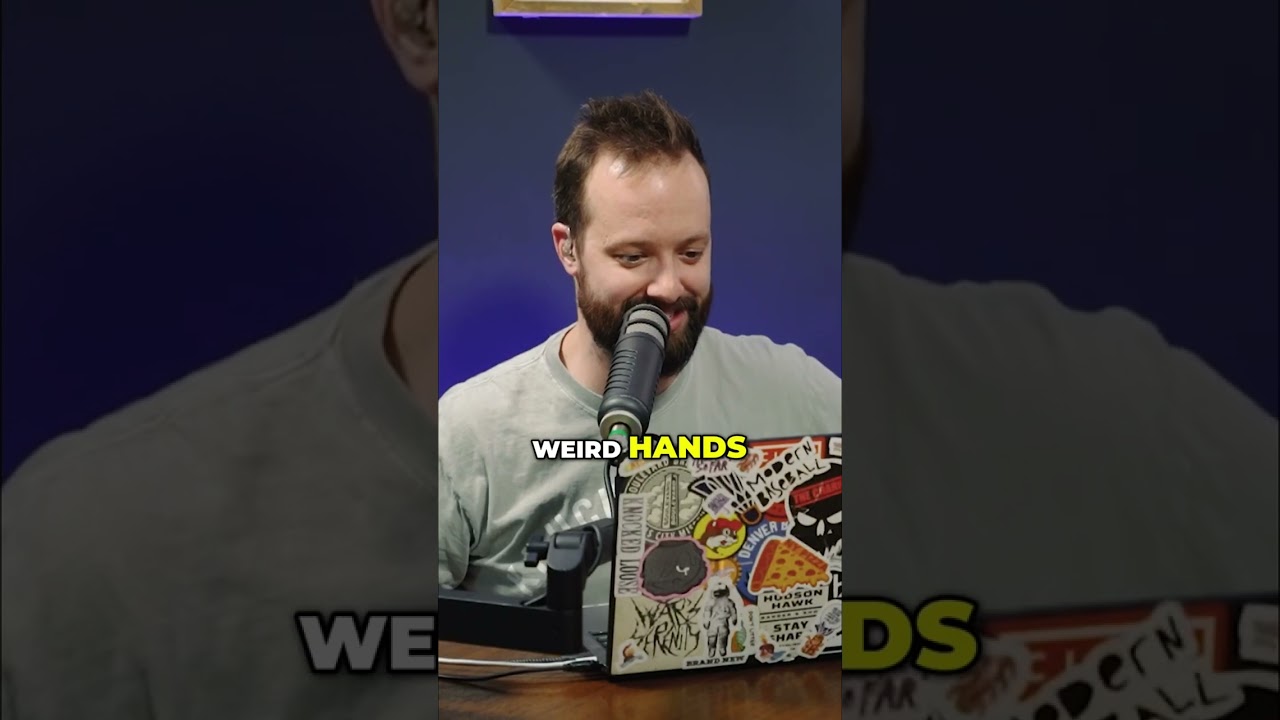 Tim has weird little fingers #bestfriends #podcast #funny