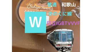 jr西日本　きのくに線　223系2500番台　海南～黒江