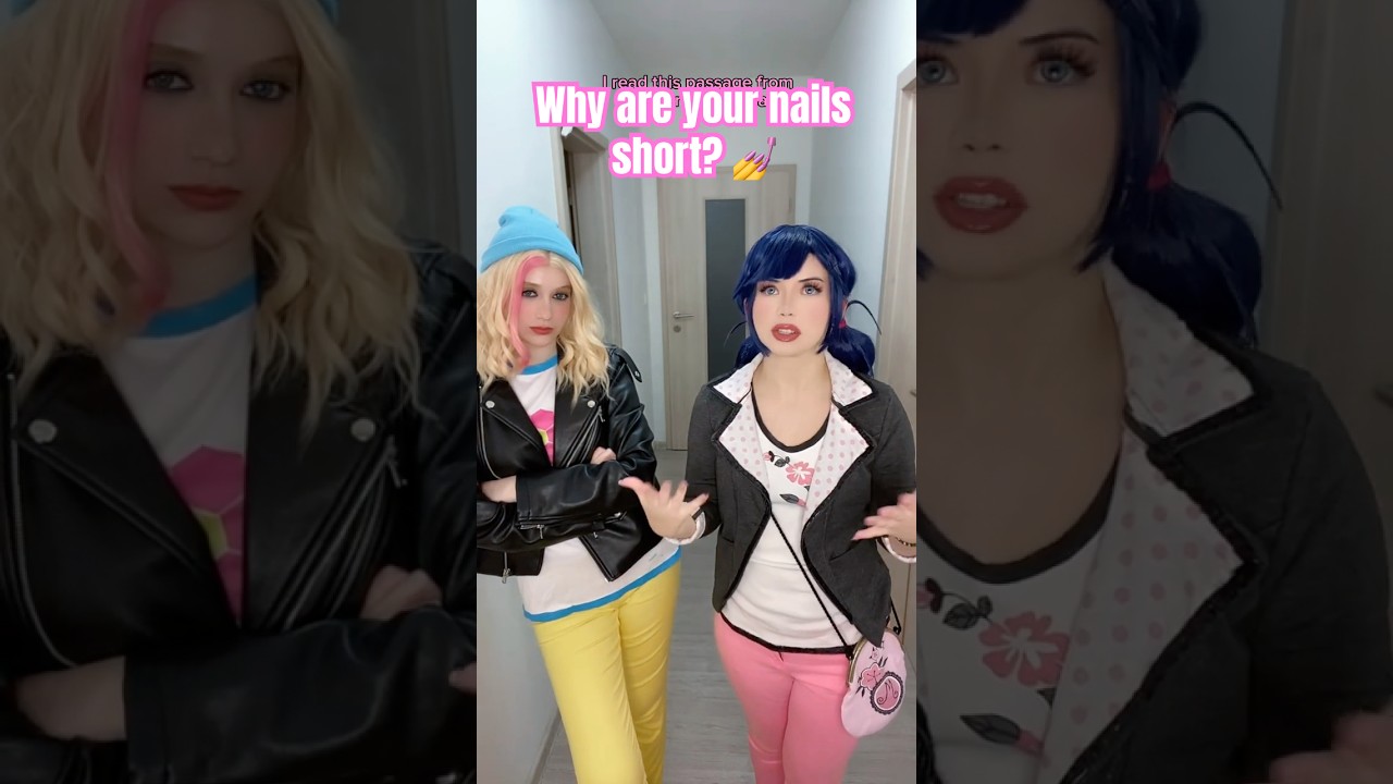Why are your nails short? | Marinette Dupain-Cheng & Zoé Lee @witchera_ #cosplay | #Miraculous