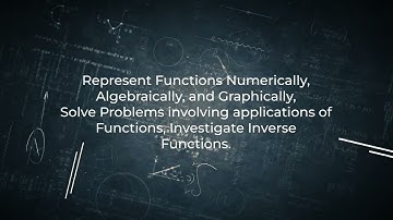 MCR3U - Math Functions - Grade 11