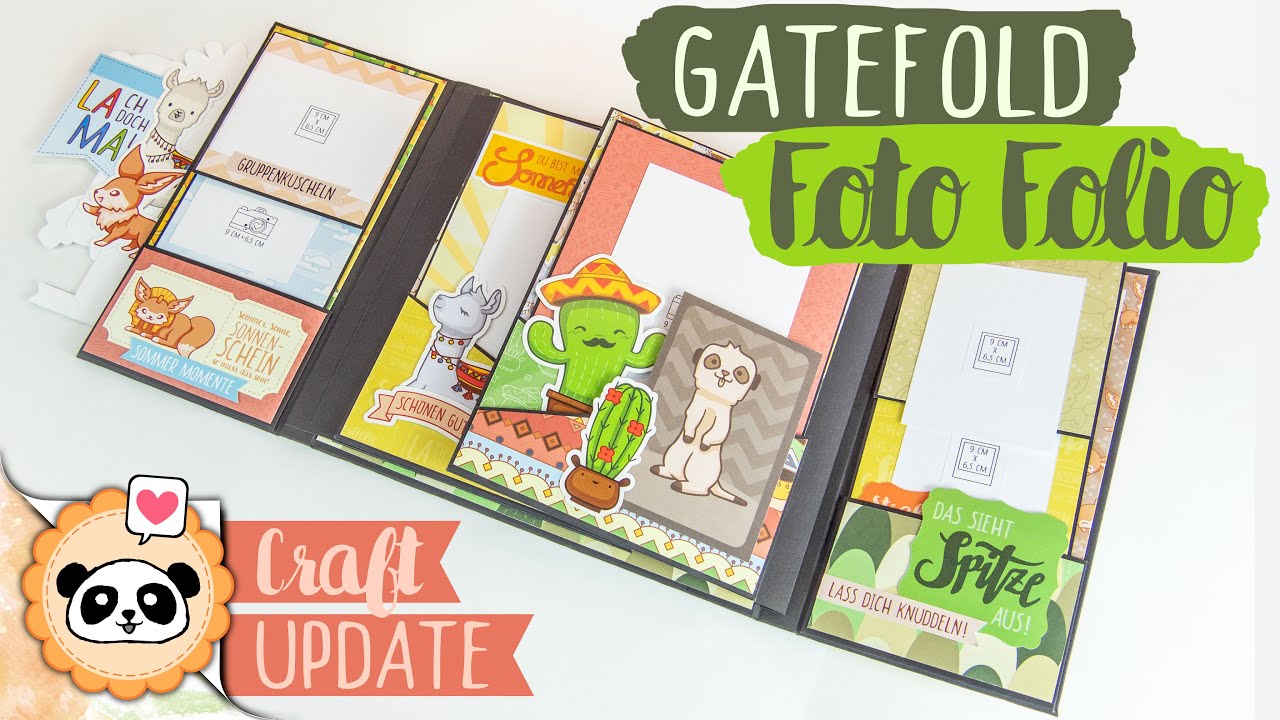 Mein neues GATEFOLD Fotofolio Mini-Album | Craft Update | Sammyfim | DEUTSCH
