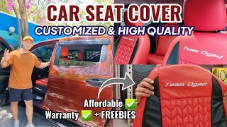 BEST Car Seat Cover! Affordable Na, Quality Pa! with Warranty & Freebies (Store Tour + Installation)