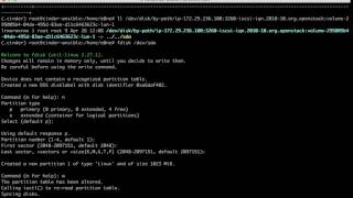 Famous Cinder demo: OpenStack Ansible+LVM+Local attach Profile