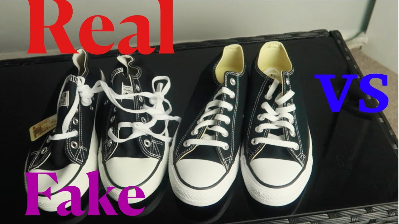 Converse real vs fake | dhgate converse. - YouTube