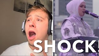 Reaction To Putri Ariani - Beautiful Things Live Cover By Benson Boon Reaction F1 Singapore Live