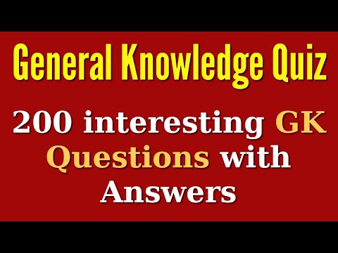 gk questions for primary students