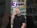 3 Notes for the Month of May #shorts