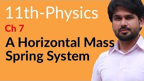11th Class Physics, Ch 7 - A Horizontal Mass Spring System - FSc Physics Book 1