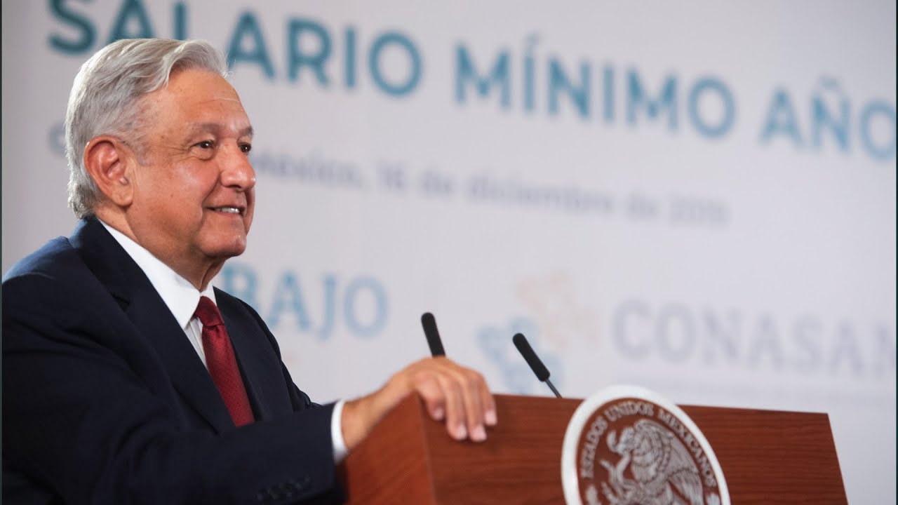 Salario Mínimo 2020, desde Palacio Nacional - YouTube
