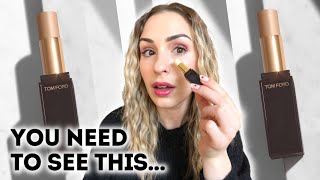 WORTH THE $$$?? TOM FORD TRACELESS SOFT MATTE CONCEALER REVIEW | VS CLE DE PEAU & CHANTECAILLE screenshot 5