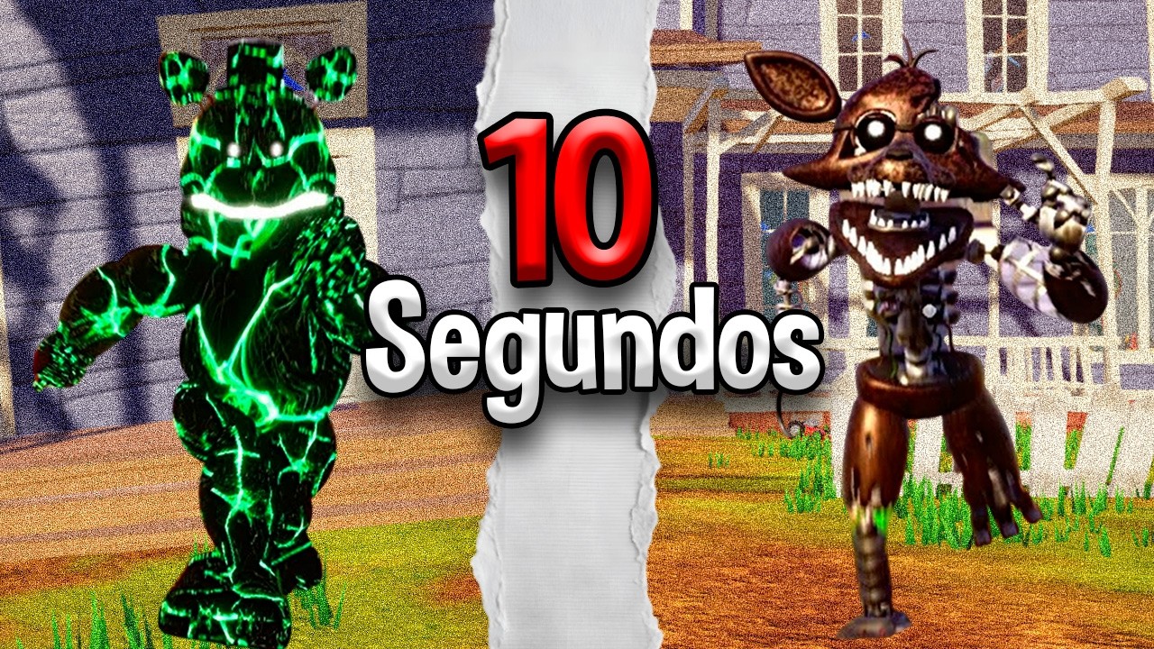 Hello Neighbor Pero cada 10 Segundos Aparece un Animatronico