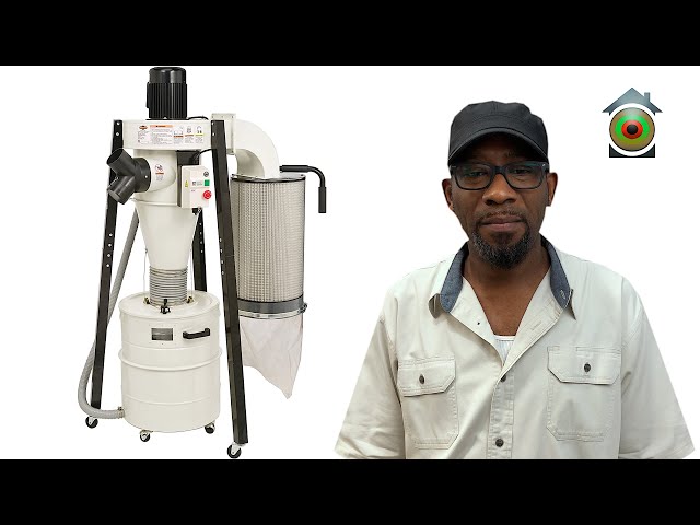My Shop Fox Cyclone Dust Collector - YouTube