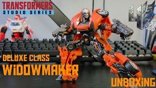 TRANSFORMERS STUDIO SERIES TF4 Concept Art Deluxe Class Widowmaker - Unboxing