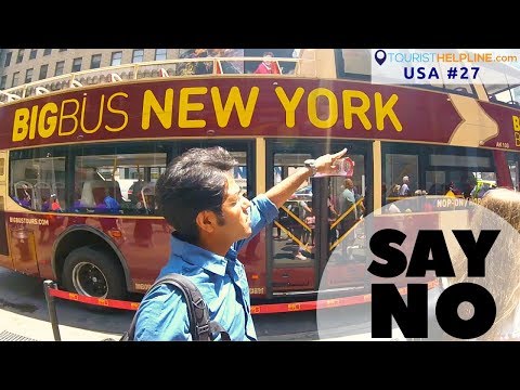 NEW YORK: 'Big Bus' City tour | He insulted me | My Bad Experience