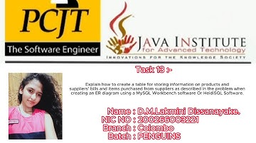 Question Set 13 | Database Management System | Java Institute