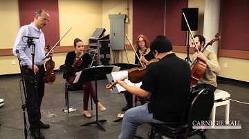 Takács Quartet Workshop: Haydn String Quartet, Op. 76, No. 5, Movement V