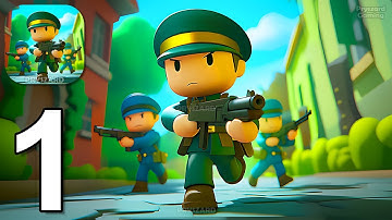 Loot & Shoot - Gameplay Walkthrough Part 1 War Army Commander Survival (iOS, Android)