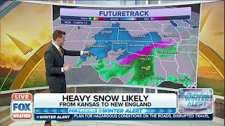 Significant Winter Storm To Produce Heavy Snow From Kansas To New England