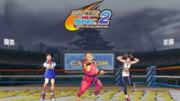 Capcom VS SNK 2 Sakura Dan and Yuri Playthrough