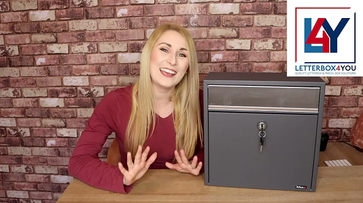 Large wall mounted post box Allux 250