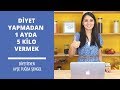 1 Ayda 5 Kilo Vermek 🌶 Diyet Yapmadan 🤩Diyetisyen Ayşe Tuğba Şengel