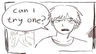 Denji Tries Smoking Chainsaw Man Comic Dub