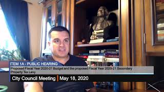 Special Council Meeting - 5/18/2020
