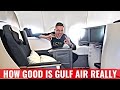 Review: GULF AIR's NEW A321LR NEO in FALCON GOLD CLASS!