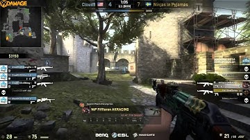NiP vs Cloud9 | Viertelfinale, ESL One Cologne 2014 | de_cbble Map 3