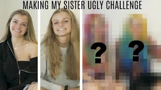 Making My Sister Ugly Challenge Jacy and Kacy