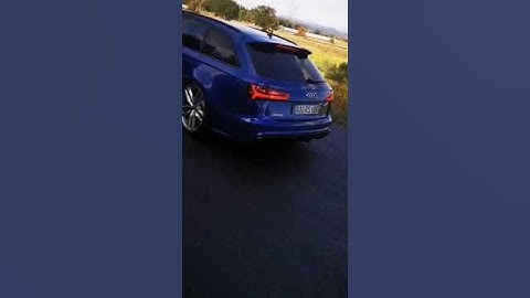 LOUD STRAIGHT PIPE AUDI RS6 C7 LAUNCHCONTROL!