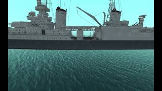 USS Indianapolis Mission of the shark style Opening scene test GMOD version