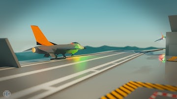 Blender Low Poly | F16 Timelapse