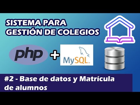 Sistema para gestión de colegios #2 | Modelo de datos y Login | RESUBIDO