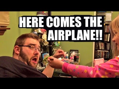 CUTE LITTLE GIRL FORCE FEEDS FAT FATHER VEGETABLES - YouTube