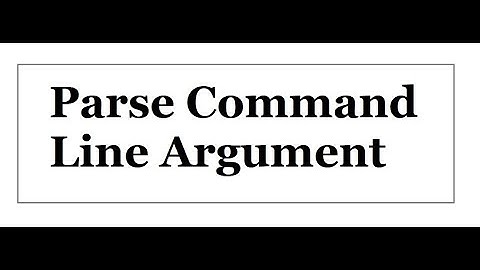 Parse Command Line Argument using System CommandLine C#