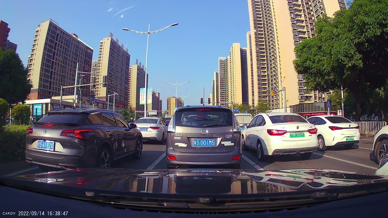 FITCAMX Dash Cam Video Footage Daytime 4K