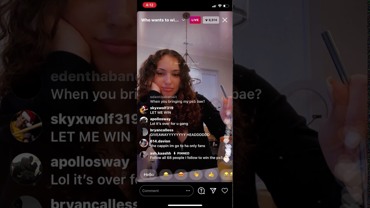 Ash kaash on Instagram live